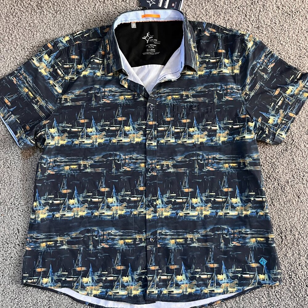 Point Zero Traveler 4-Way Stretch Dry Edition Traveler Series Shirt Men's XL-NWT